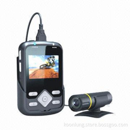 High-speed Sports Camera DVR, Detached Lens 5.0-megapixel 1,080P Full HD 1,800mAh 3-hour Duration